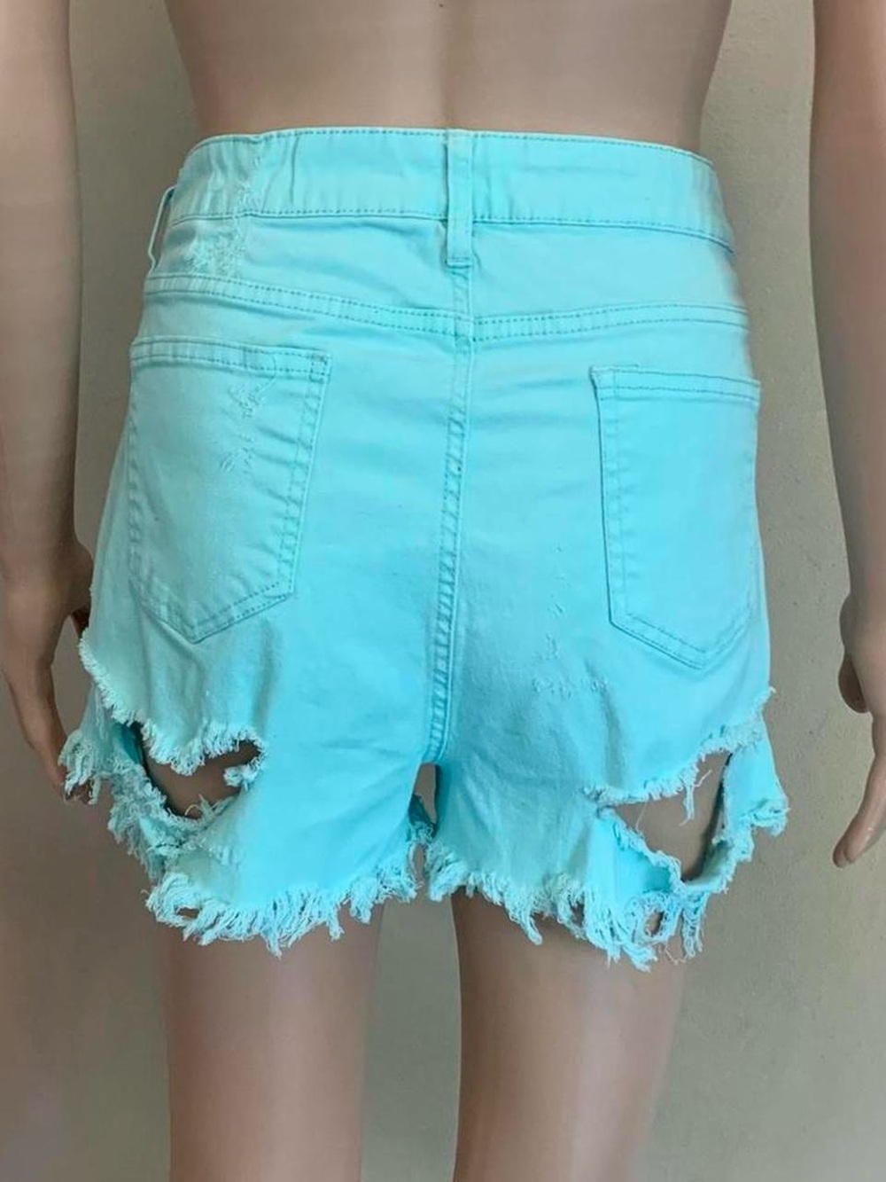 Crown & Ivy Reworked Ripped Shorts - Picture 3 of 8
